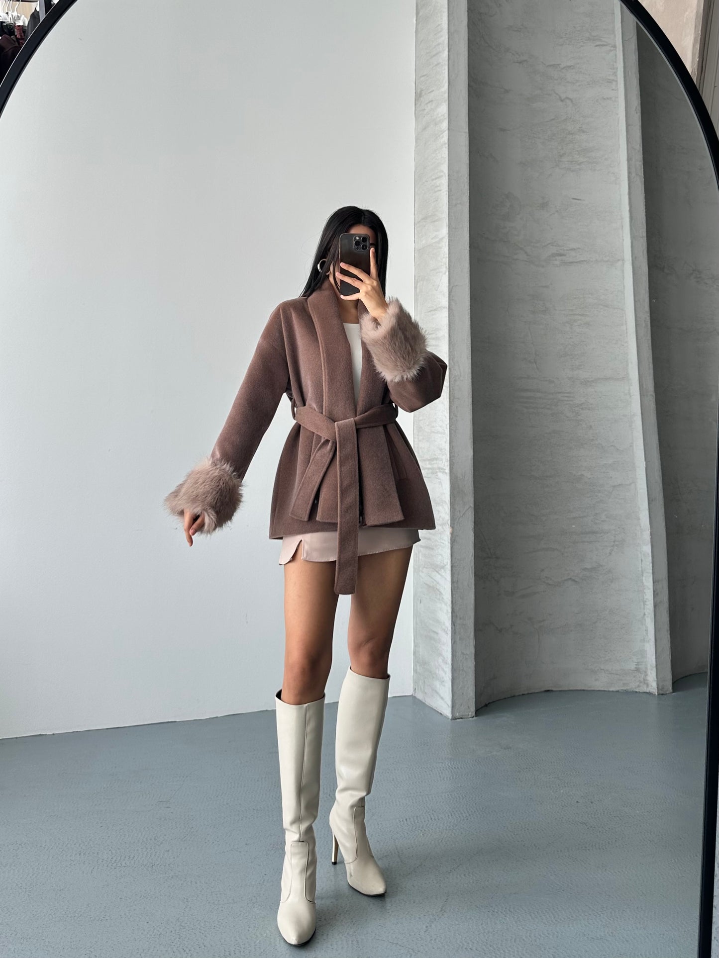 Nicole Kaban Fok Kumaş Premıum Kalite