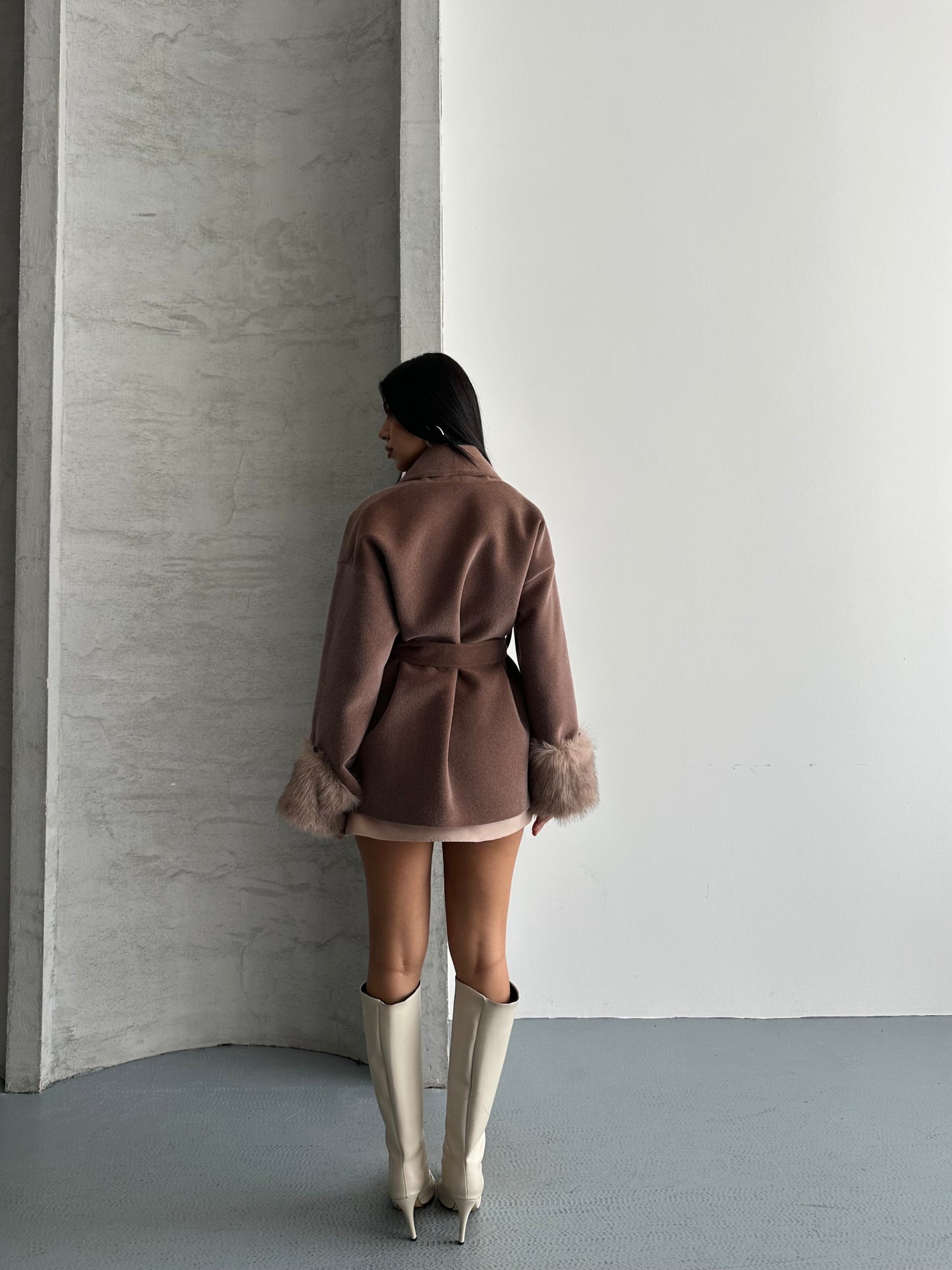 Nicole Kaban Fok Kumaş Premıum Kalite